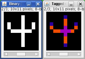 Example of voxel classification