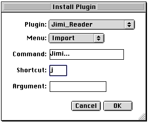 Install Plugin dialog